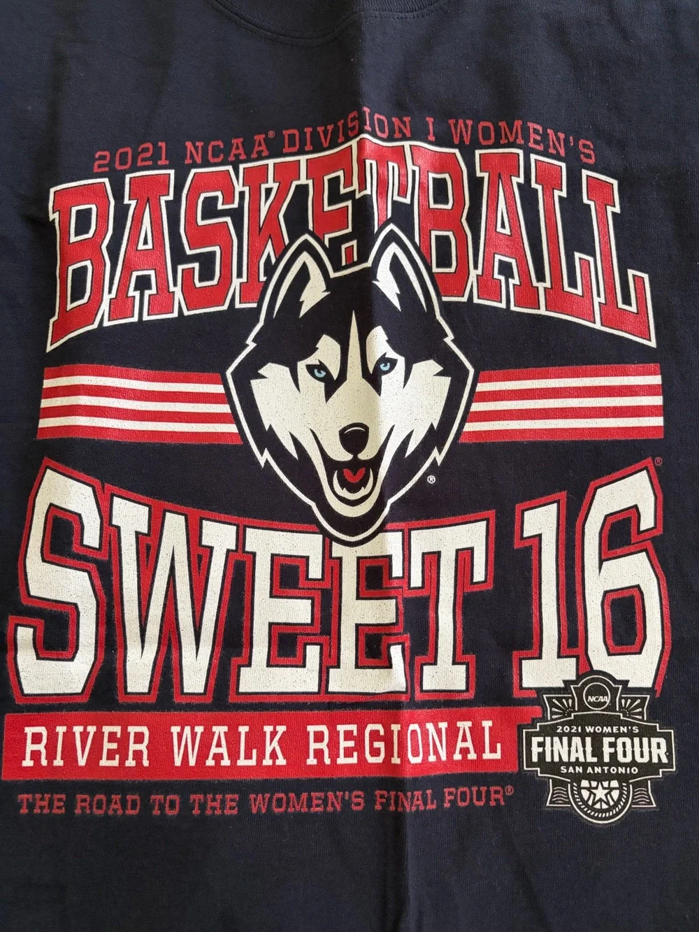 Assorted Nike/Champion UCONN Lady Huskies tshirts from 2004-2016